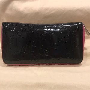 Authentic Christian Dior Diorissimo zip wallet